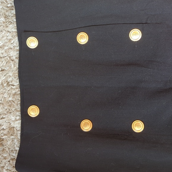 Vintage black 100% wool pencil skirt - Picture 3 of 6